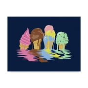 Trademark Fine Art 'Ice Cream Dreams' Canvas Art by Rachel Caldwell