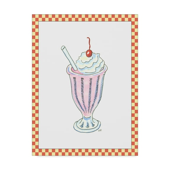 Trademark Fine Art 'Ice Cream Parlor II' Canvas Art by Virginia A. Roper