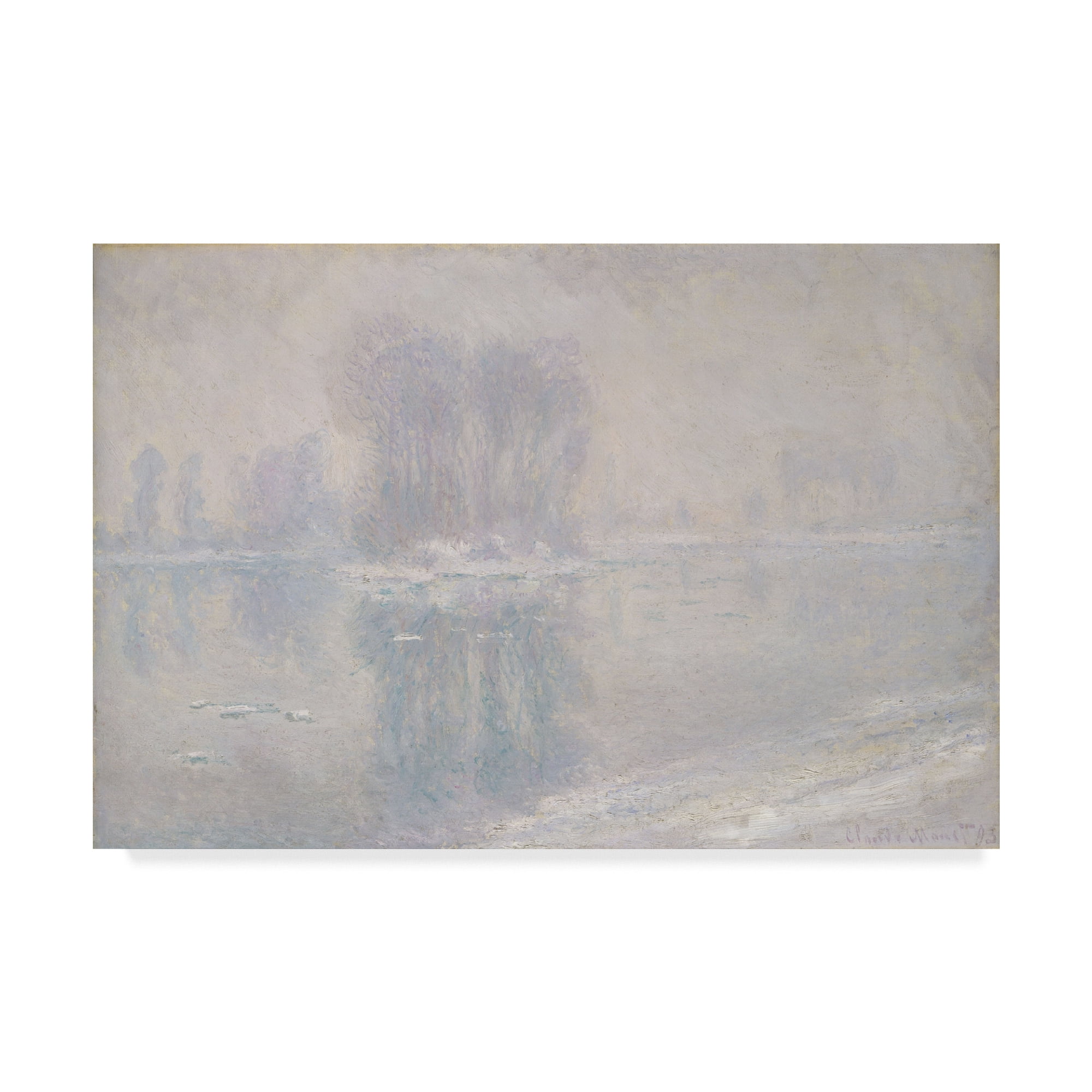Trademark Fine Art 'Ice Floes' Canvas Art by Claude Monet