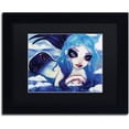 thumbnail image 1 of Trademark Fine Art "Ice Mermaid" Canvas Art by Natasha Wescoat, Black Matte, Black Frame, 1 of 4