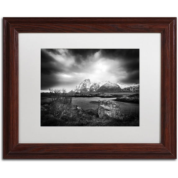 Trademark Fine Art "Ice Pick" Canvas Art by Philippe Sainte-Laudy, White Matte, Wood Frame