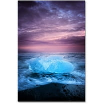 Trademark Fine Art 'Ice at Sunset' Canvas Art by Philippe Sainte-Laudy