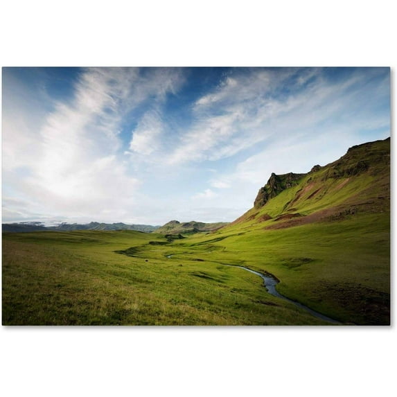 Trademark Fine Art 'Icelandic Green' Canvas Art by Philippe Sainte-Laudy