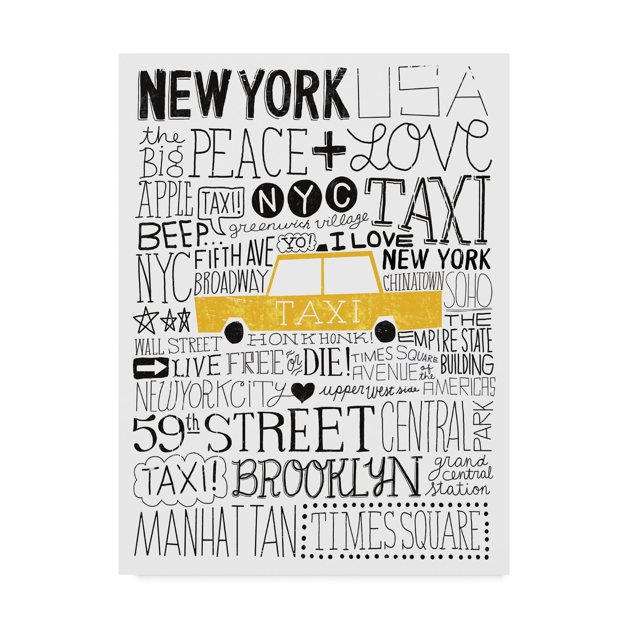 Trademark Fine Art 'Iconic NYC III' Canvas Art by Michael Mullan