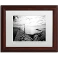 thumbnail image 1 of Trademark Fine Art "Icy Dock On The Bay" Canvas Art by Yale Gurney, White Matte, Wood Frame, 1 of 1