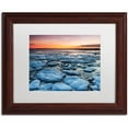 thumbnail image 1 of Trademark Fine Art 'Icy Sunrise 2' Canvas Art by Pierre Leclerc, White Matte, Wood Frame, 1 of 1