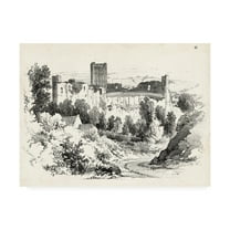 Trademark Fine Art 'Idyllic Landscape III' Canvas Art by J.D. Harding