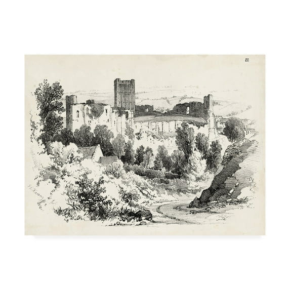 Trademark Fine Art 'Idyllic Landscape III' Canvas Art by J.D. Harding