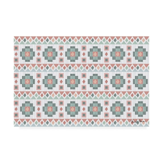 Trademark Fine Art 'Ikat Pattern II' Canvas Art by Farida Zaman
