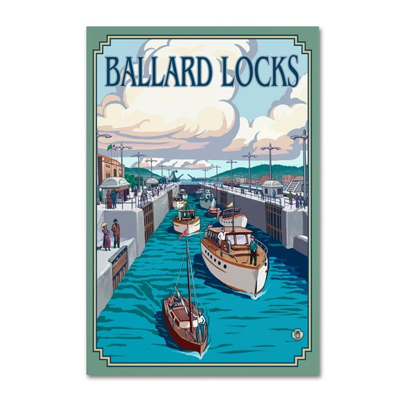 Trademark Fine Art 'Illustration 17' Canvas Art by Lantern Press