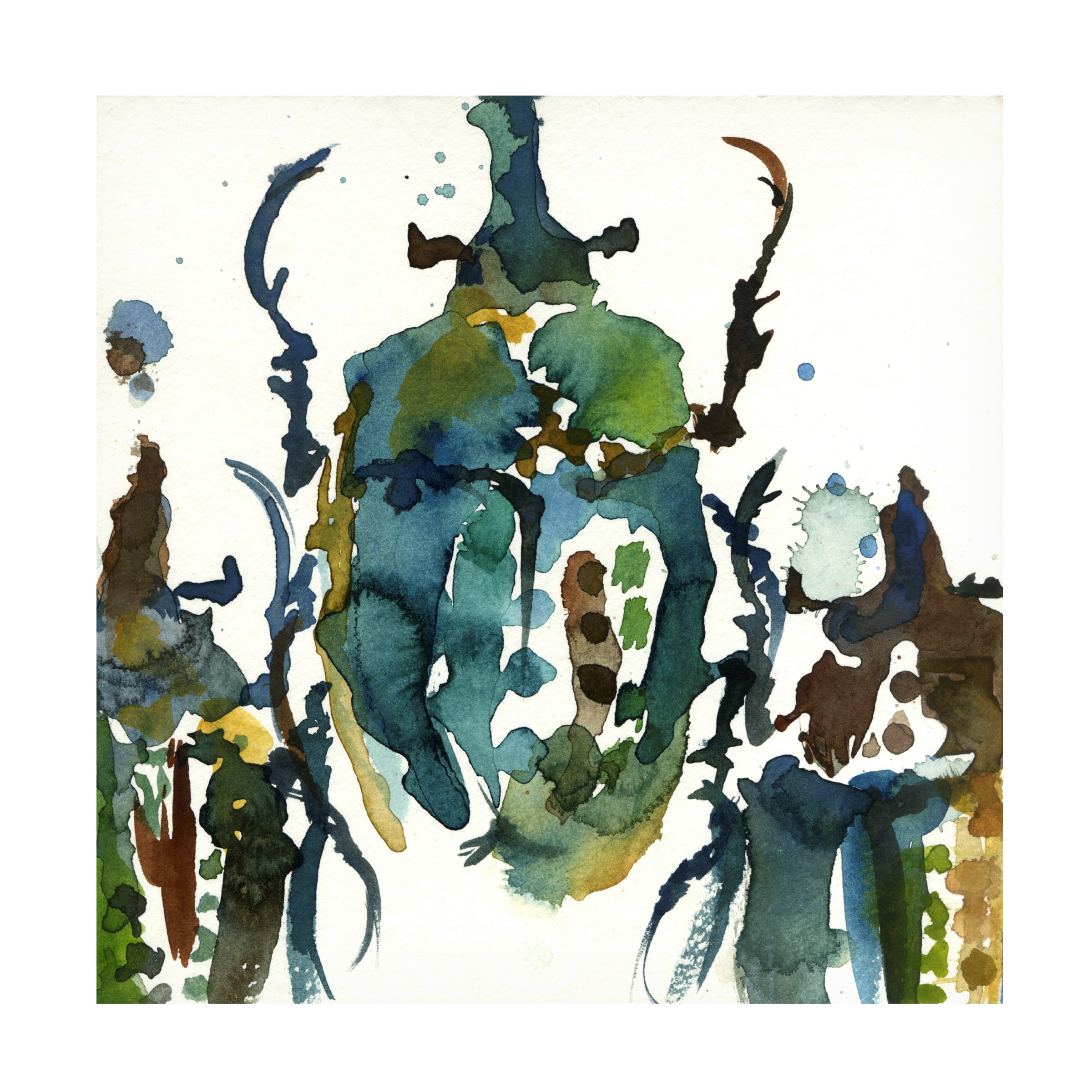 Trademark Fine Art 'Imaginary Bug Series Rhino Beetle' Canvas Art by Wyanne