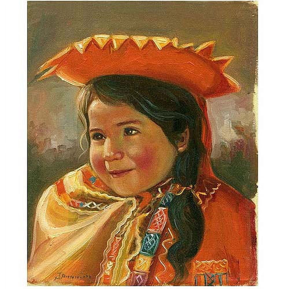 Imillita 14x19 Multicolor Wood Canvas Art