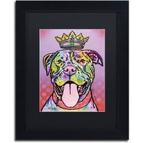 Trademark Fine Art "Imperial" Canvas Art by Dean Russo, Black Matte, Black Frame