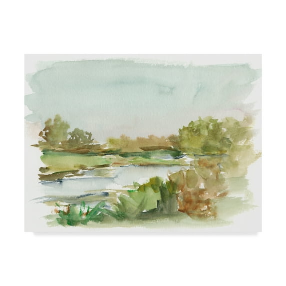 Trademark Fine Art 'Impressionist Watercolor I' Canvas Art by Ethan Harper