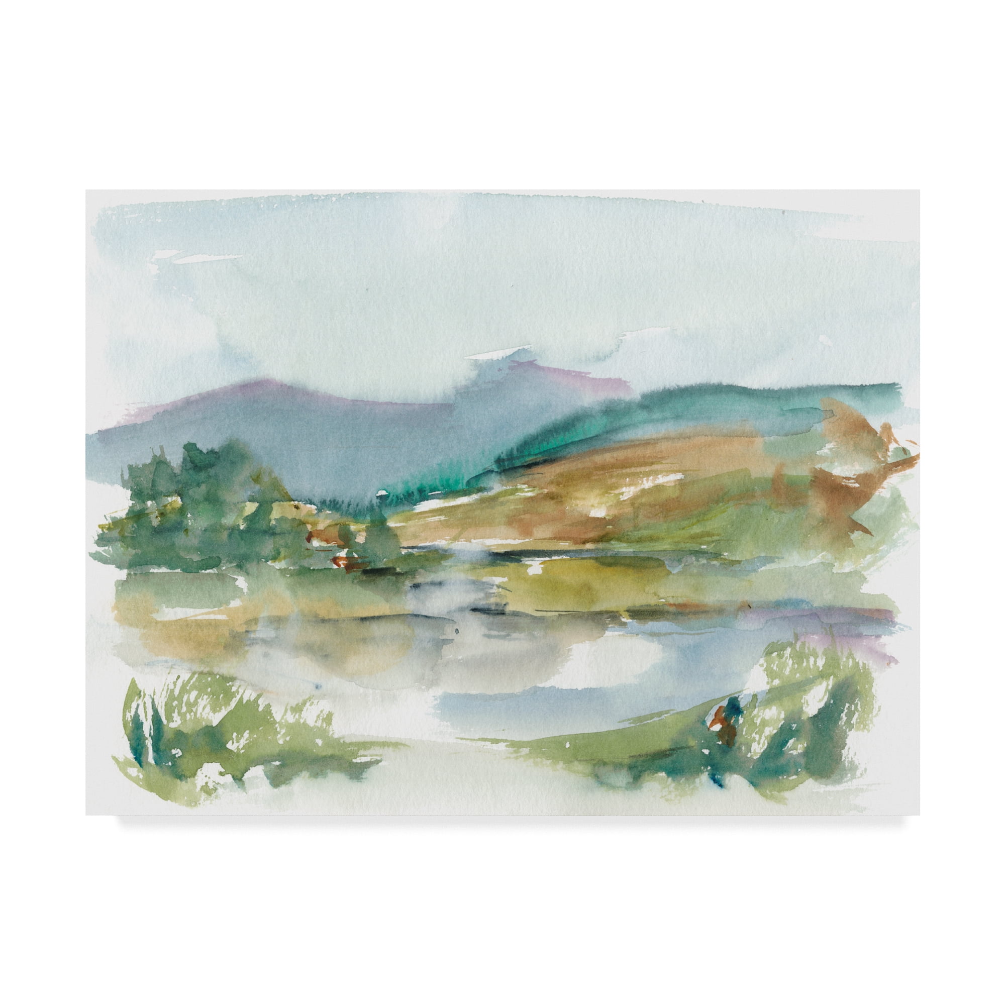 Trademark Fine Art 'Impressionist Watercolor II' Canvas Art by Ethan Harper