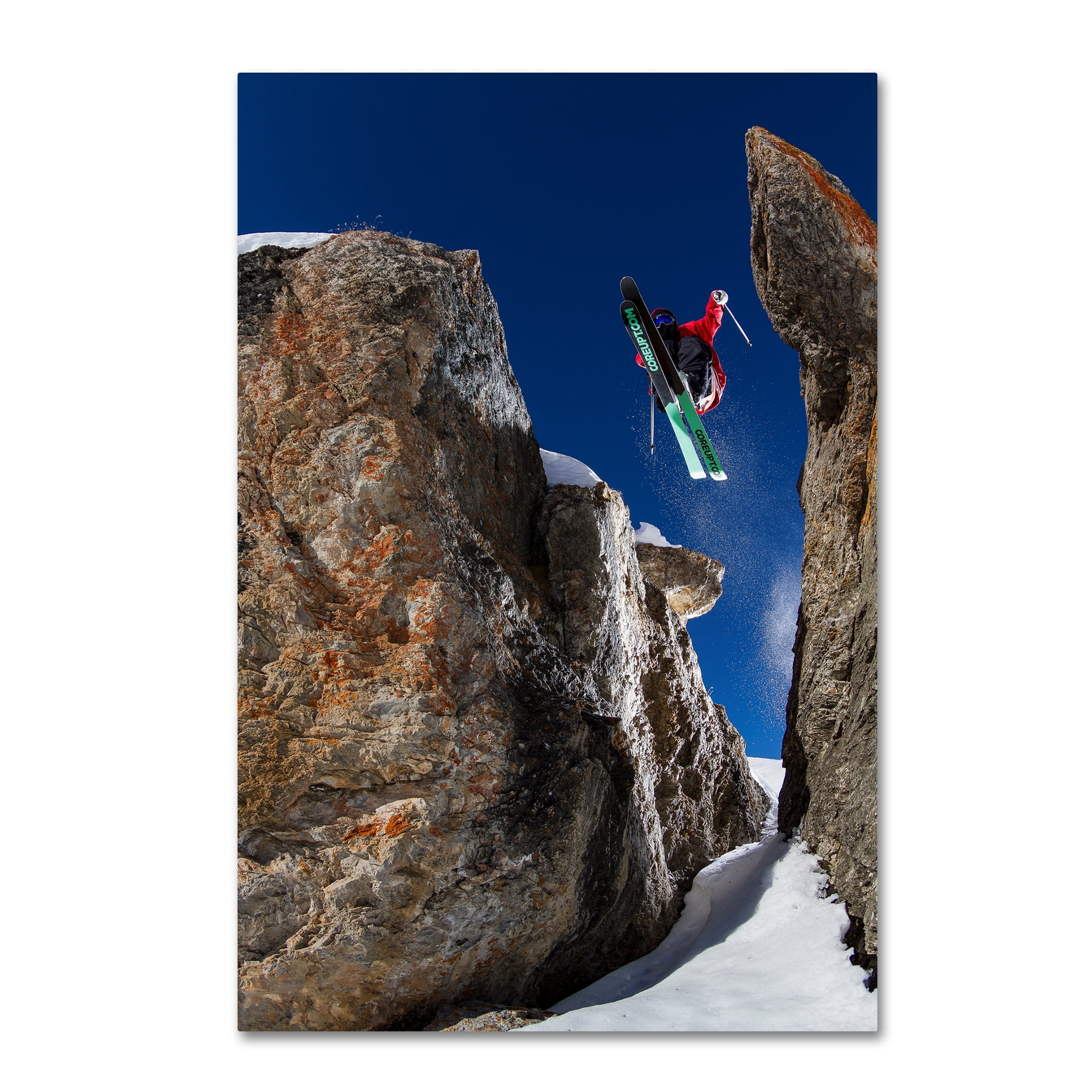 Trademark Fine Art 'In Between The Rocks' Canvas Art by Tristan Shu