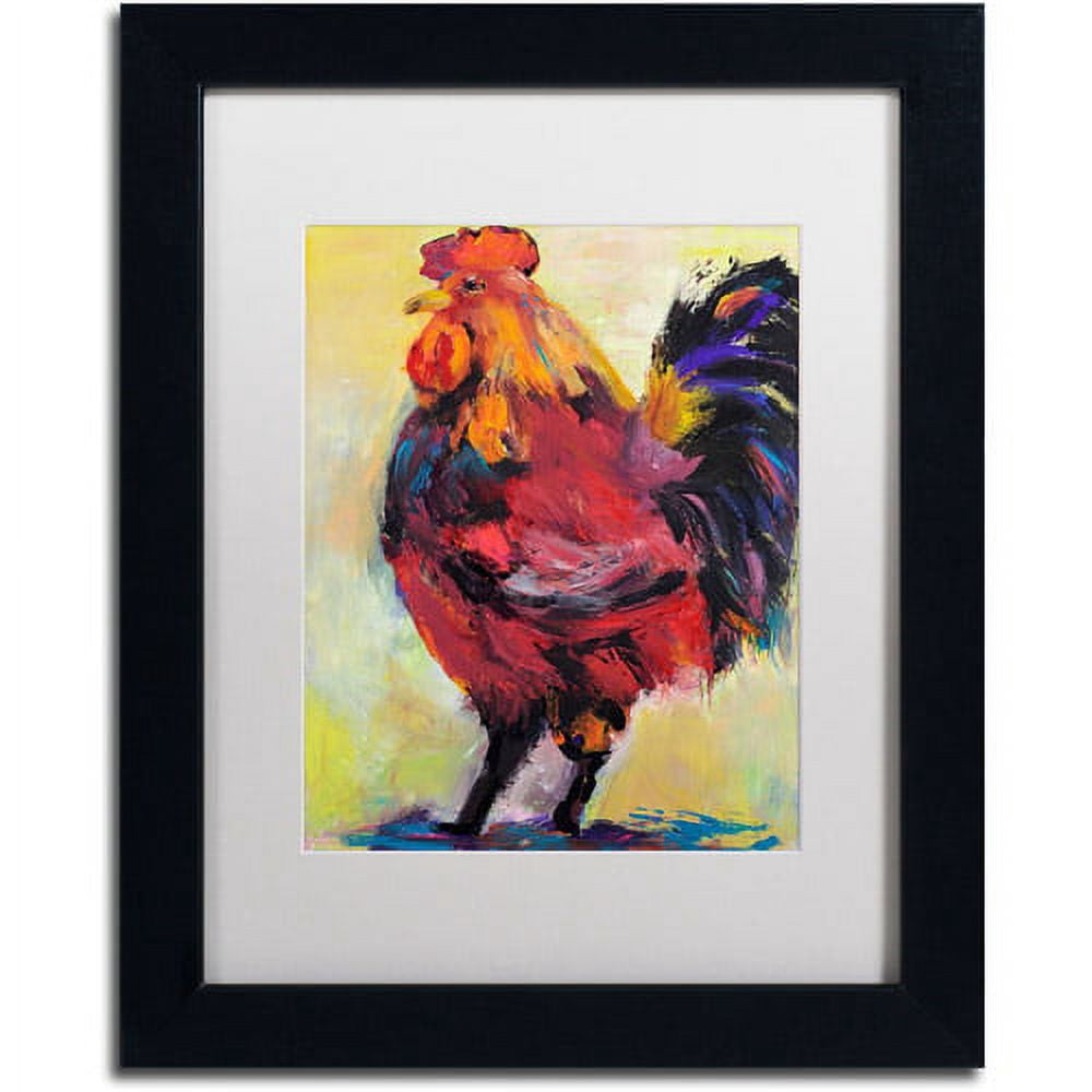 Trademark Fine Art "In Command" Canvas Art by Pat Saunders-White, White Mat, Black Frame