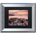 thumbnail image 1 of Trademark Fine Art "In a Glacier's Wake" Canvas Art by Michael Blanchette Photography Black Matte, Silver Frame, 1 of 4