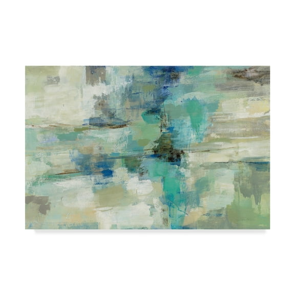 Trademark Fine Art 'In the Clouds Blue' Canvas Art by Silvia Vassileva