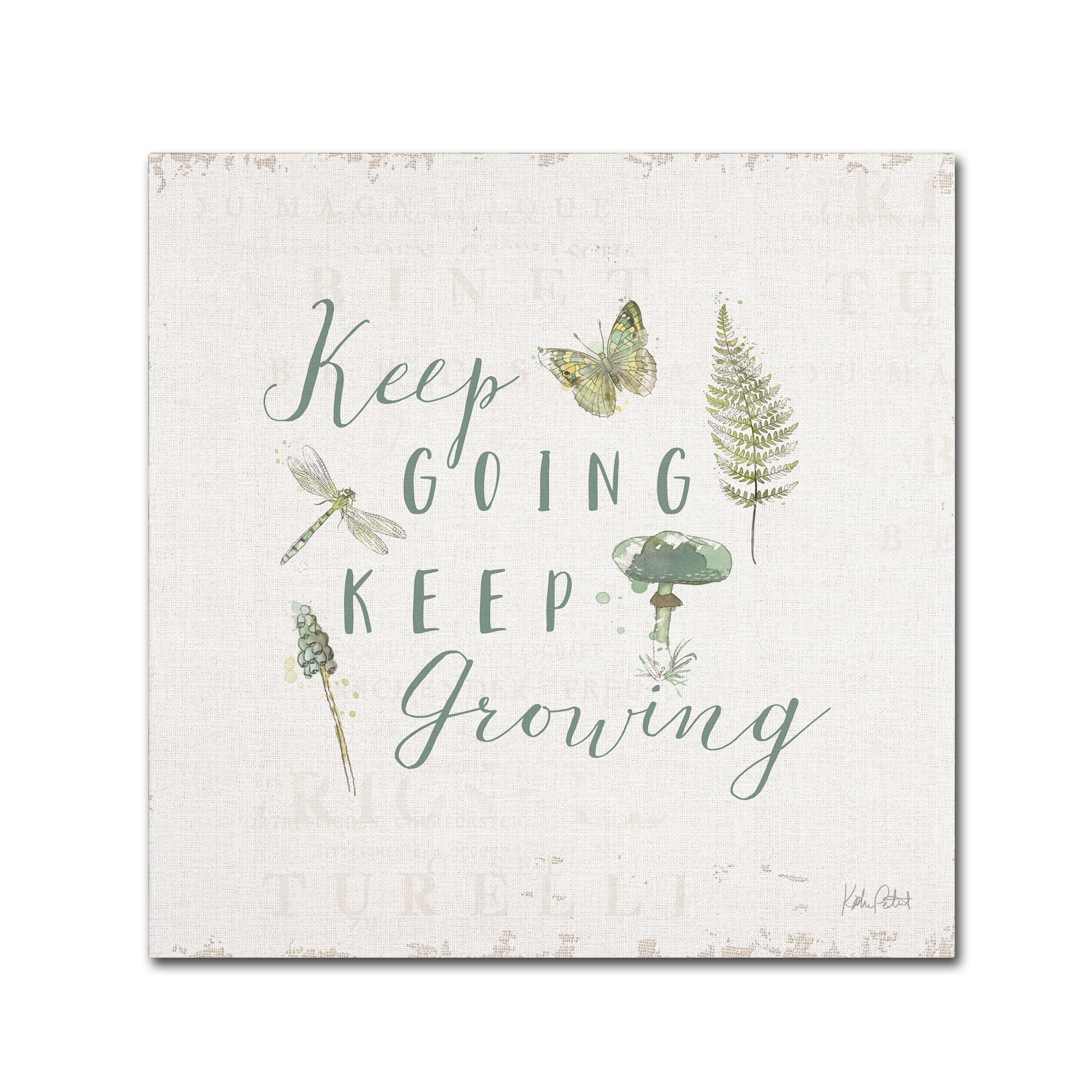 Trademark Fine Art 'In the Forest V' Canvas Art by Katie Pertiet