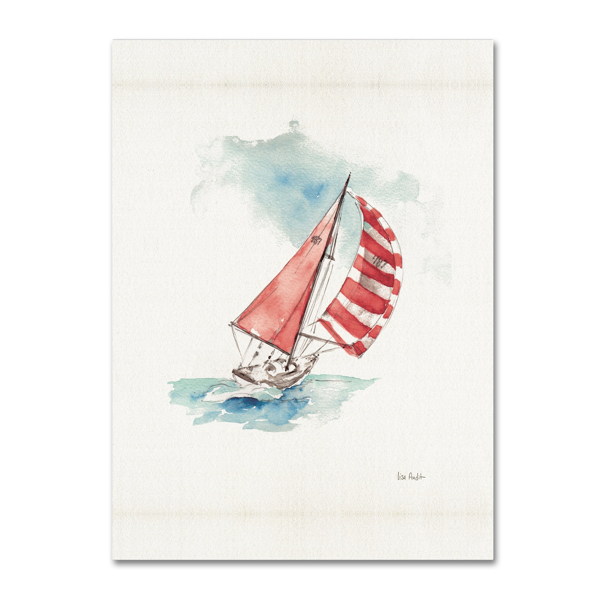 Trademark Fine Art 'In the Moment II' Canvas Art by Lisa Audit