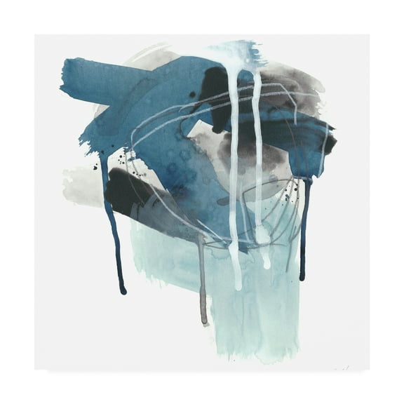 Trademark Fine Art 'Incidental Indigo III' Canvas Art by June Erica Vess