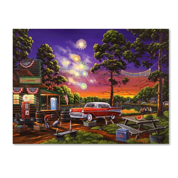 Trademark Fine Art 'Independence Day' Canvas Art by Geno Peoples