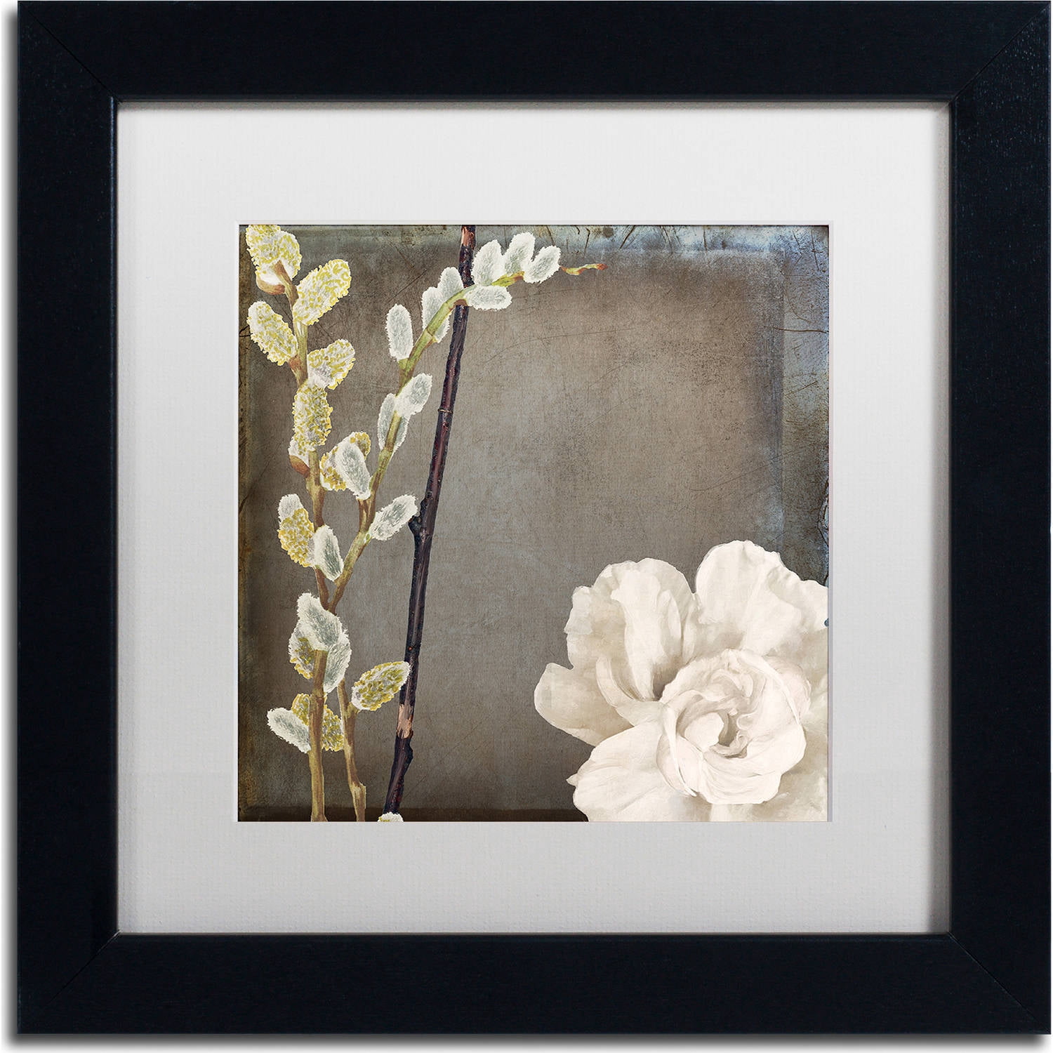 Trademark Fine Art "India I" Canvas Art by Color Bakery, White Matte, Black Frame