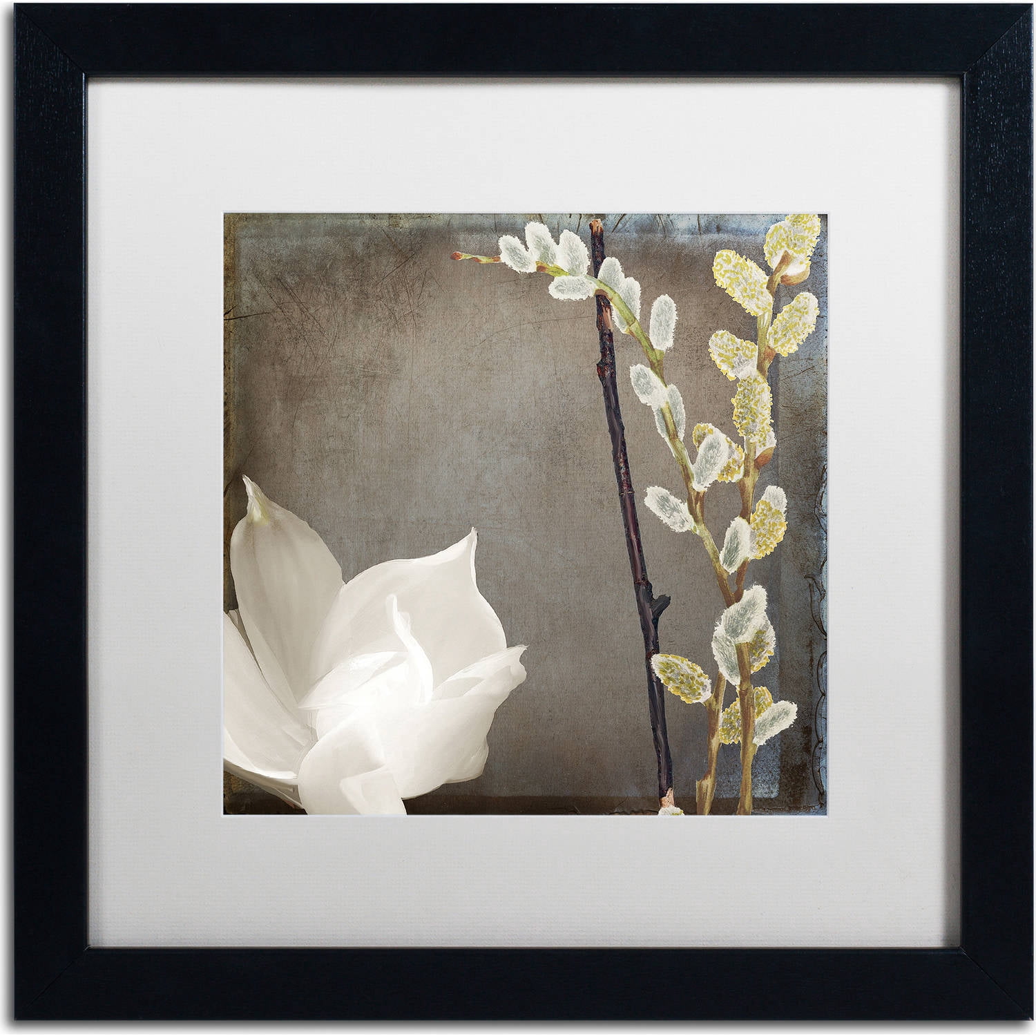 Trademark Fine Art "India II" Canvas Art by Color Bakery, White Matte, Black Frame