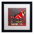 thumbnail image 1 of Trademark Fine Art 'Indiana Cardinal' Canvas Art by Design Turnpike, White Matte, Black Frame, 1 of 4