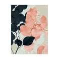 thumbnail image 1 of Trademark Fine Art 'Indigo And Blush Leaves II' Canvas Art by Jennifer Goldberger, 1 of 4
