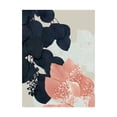 thumbnail image 1 of Trademark Fine Art 'Indigo And Blush Leaves III' Canvas Art by Jennifer Goldberger, 1 of 4