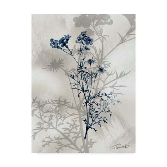 Trademark Fine Art 'Indigo Bloom I' Canvas Art by John Butler