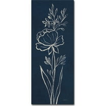 Trademark Fine Art "Indigo Floral III" Canvas Art by Silvia Vassileva