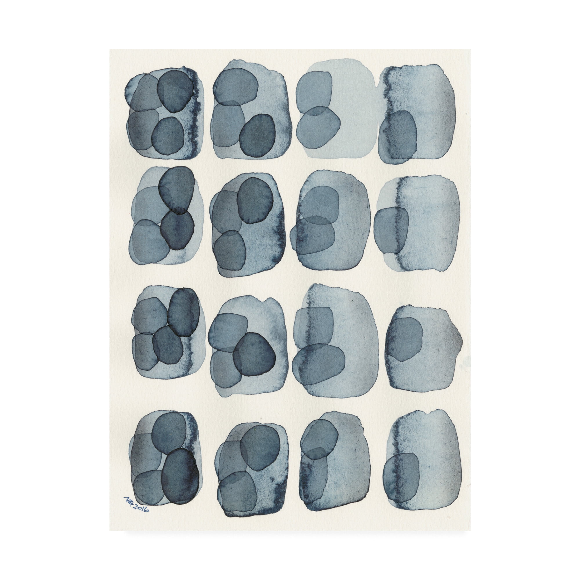 Trademark Fine Art 'Indigo Four' Canvas Art by Nikki Galapon
