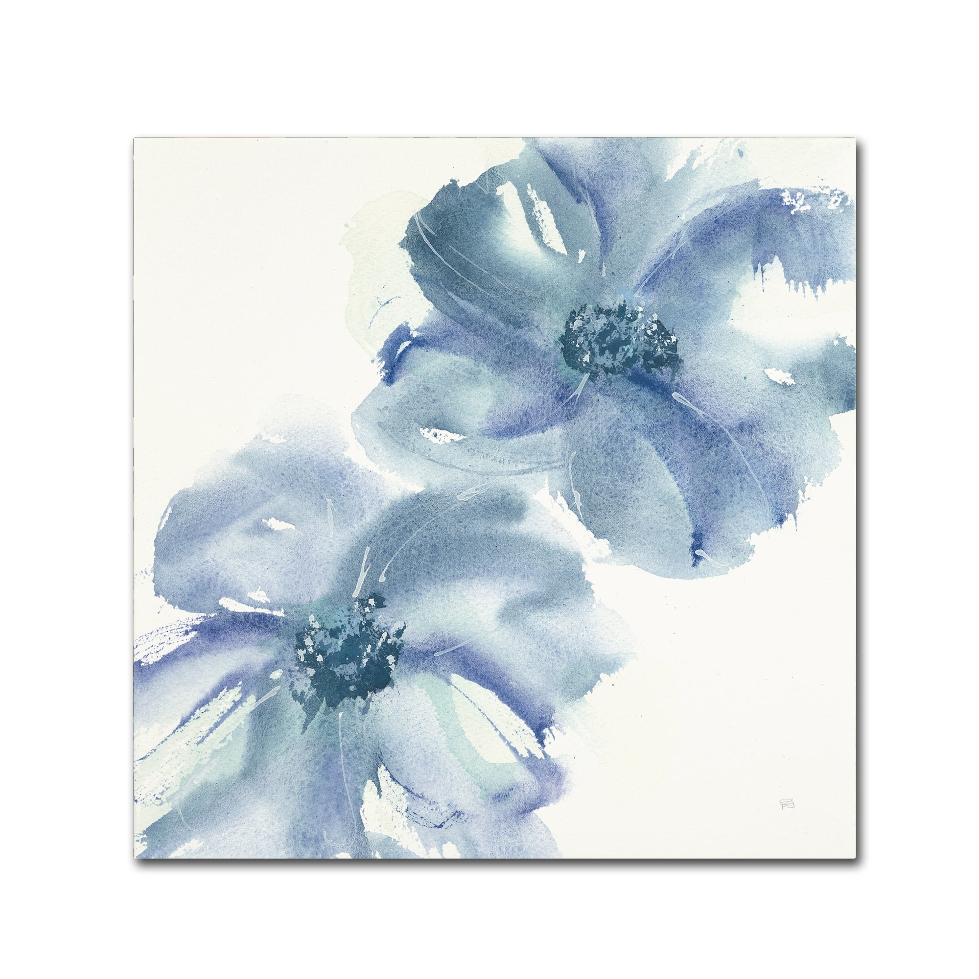 Trademark Fine Art 'Indigo Mint II' Canvas Art by Chris Paschke