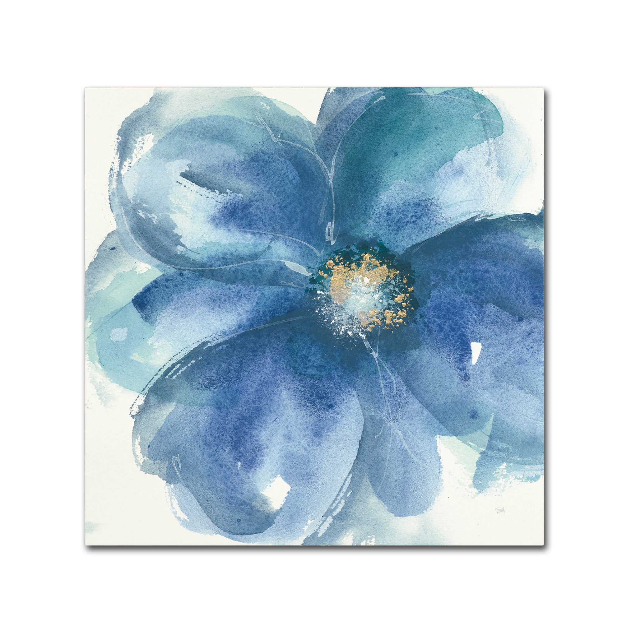 Trademark Fine Art 'Indigo Mint III' Canvas Art by Chris Paschke