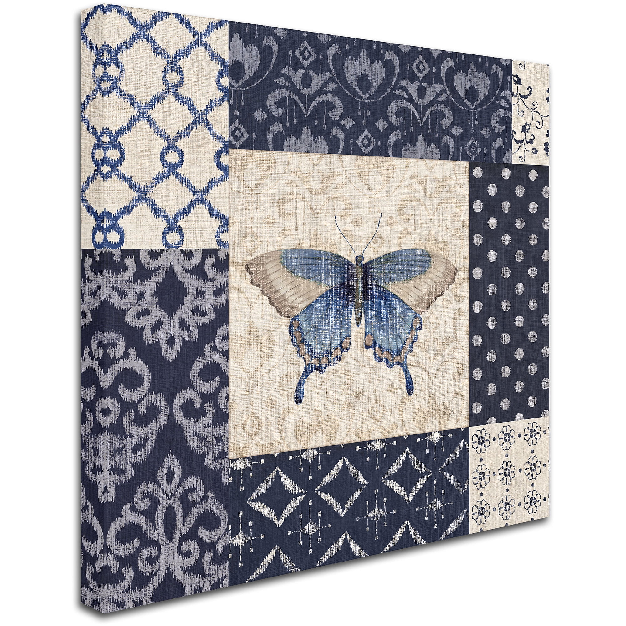 Trademark Fine Art "Indigo Nature I" Canvas Art by Daphne Brissonnet