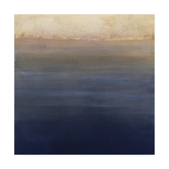 Trademark Fine Art 'Indigo Sundown II' Canvas Art by Victoria Borges