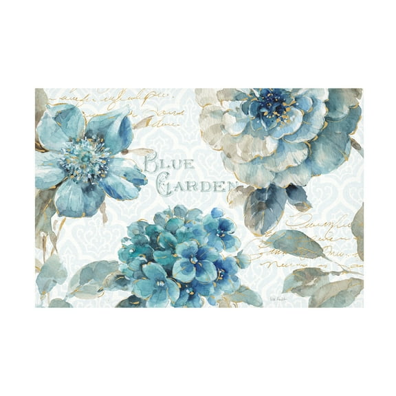 Trademark Fine Art "Indigold I" Canvas Art by Lisa Audit