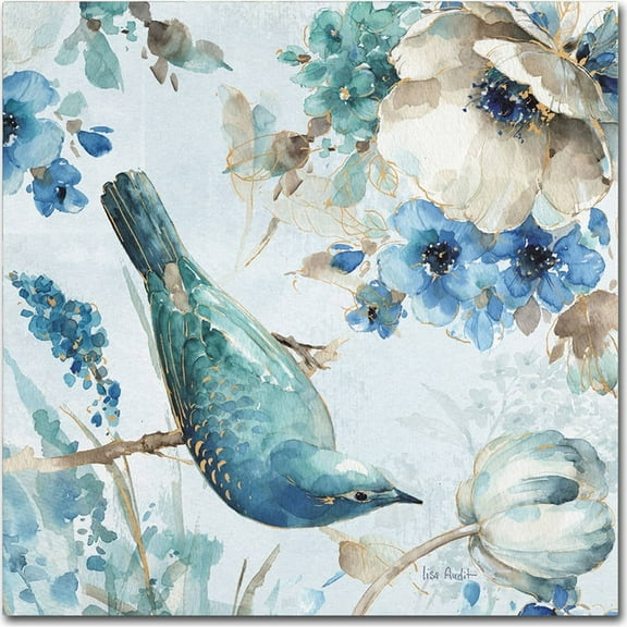 Trademark Fine Art "Indigold II" Canvas Art by Lisa Audit