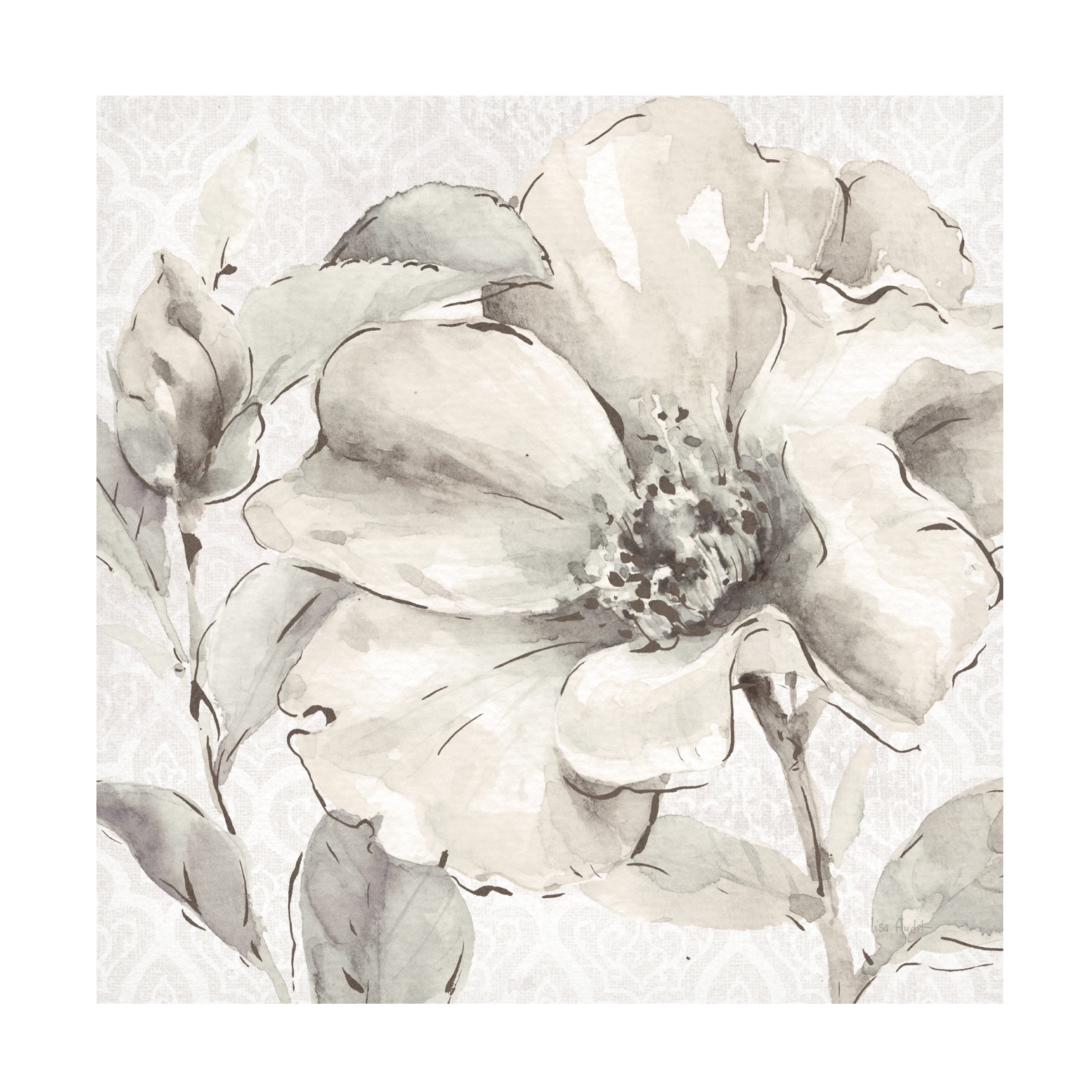 Trademark Fine Art 'Indigold IV Gray' Canvas Art by Lisa Audit