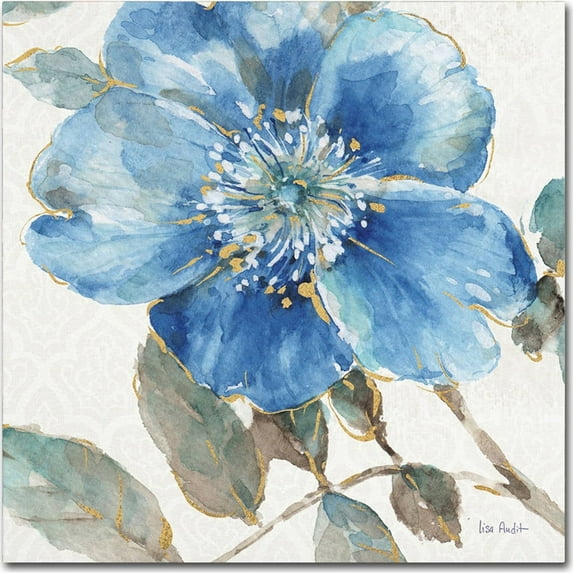 Trademark Fine Art "Indigold V" Canvas Art by Lisa Audit