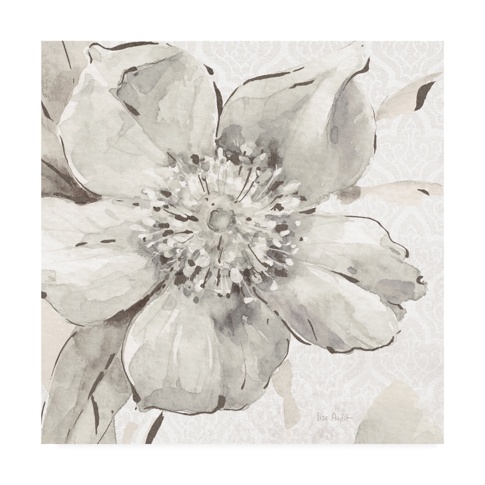 Trademark Fine Art 'Indigold VI Gray' Canvas Art by Lisa Audit