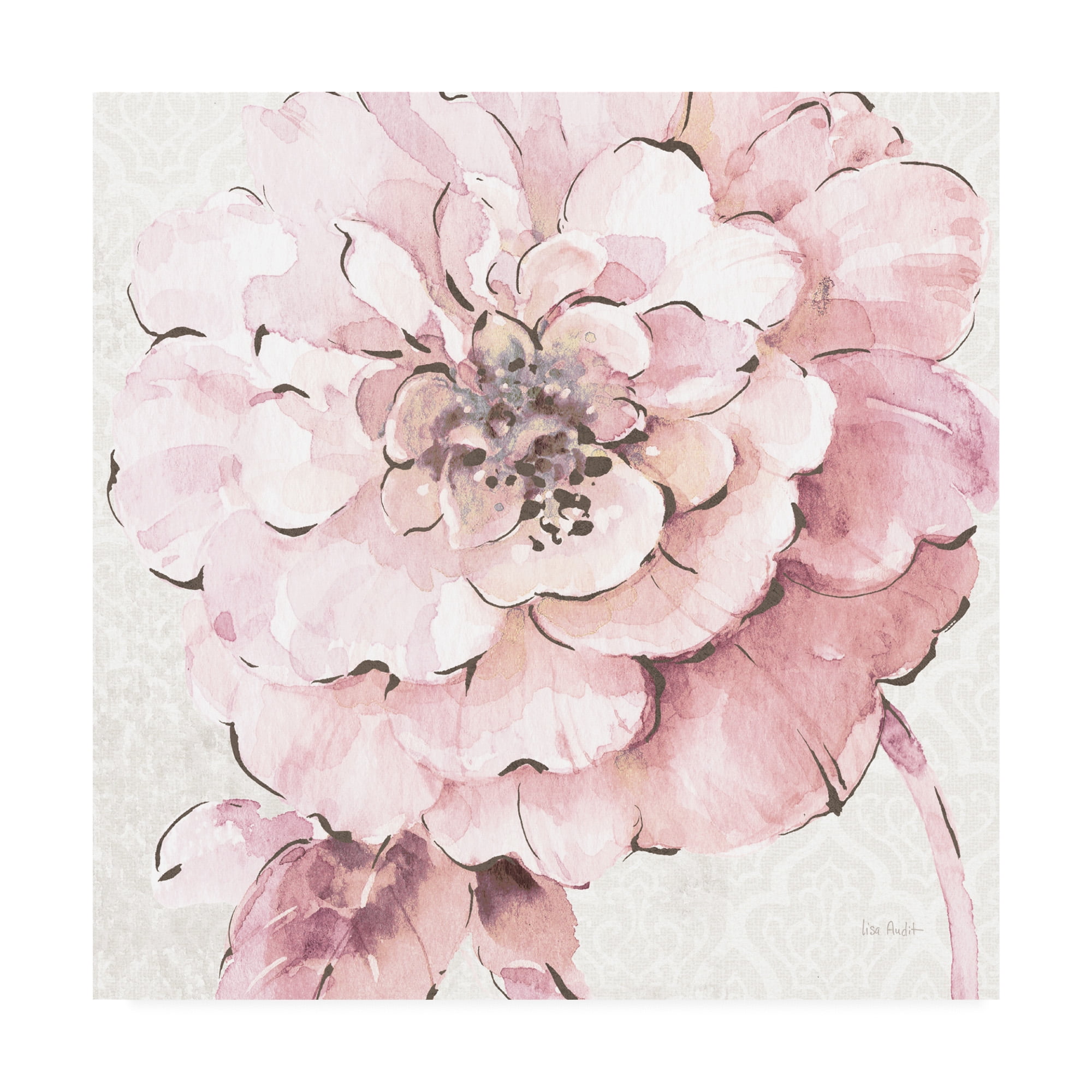 Trademark Fine Art 'Indigold VII Pink' Canvas Art by Lisa Audit