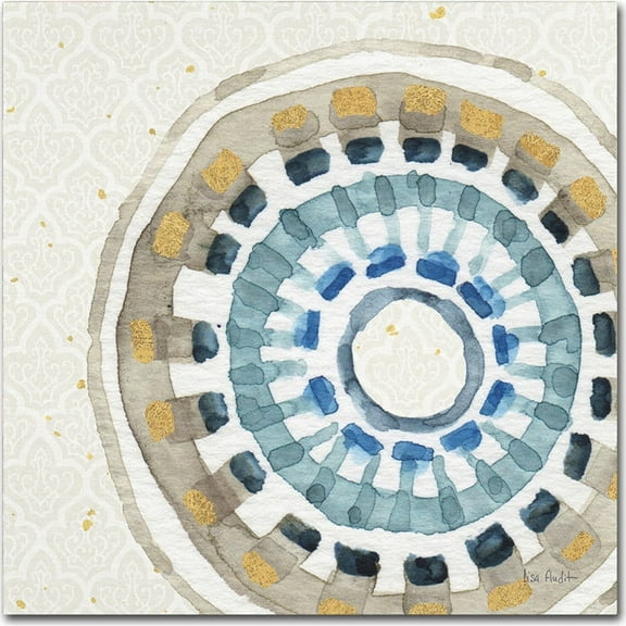 Trademark Fine Art "Indigold XIV" Canvas Art by Lisa Audit