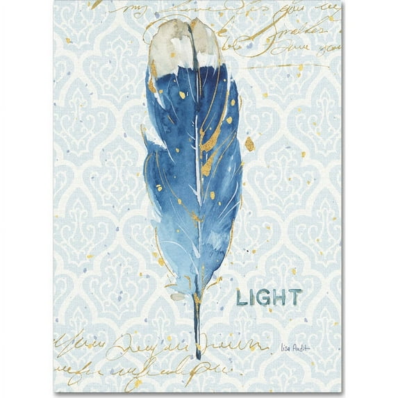 Trademark Fine Art "Indigold XVIII" Canvas Art by Lisa Audit