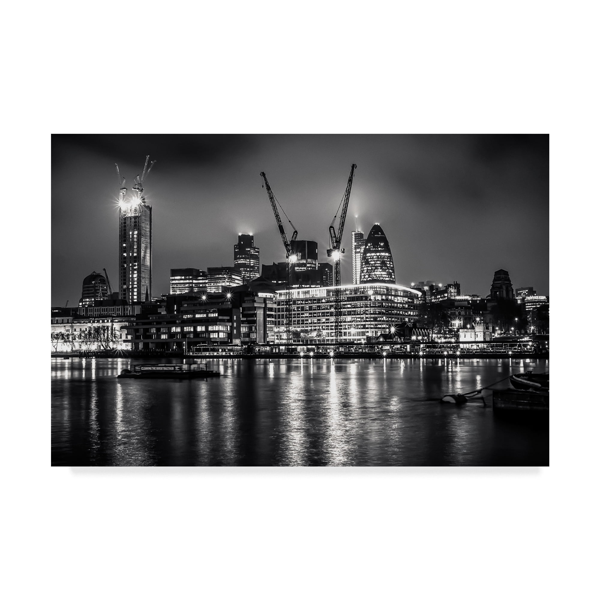 Trademark Fine Art 'Industrial Cityscape' Canvas Art by Giuseppe Torre