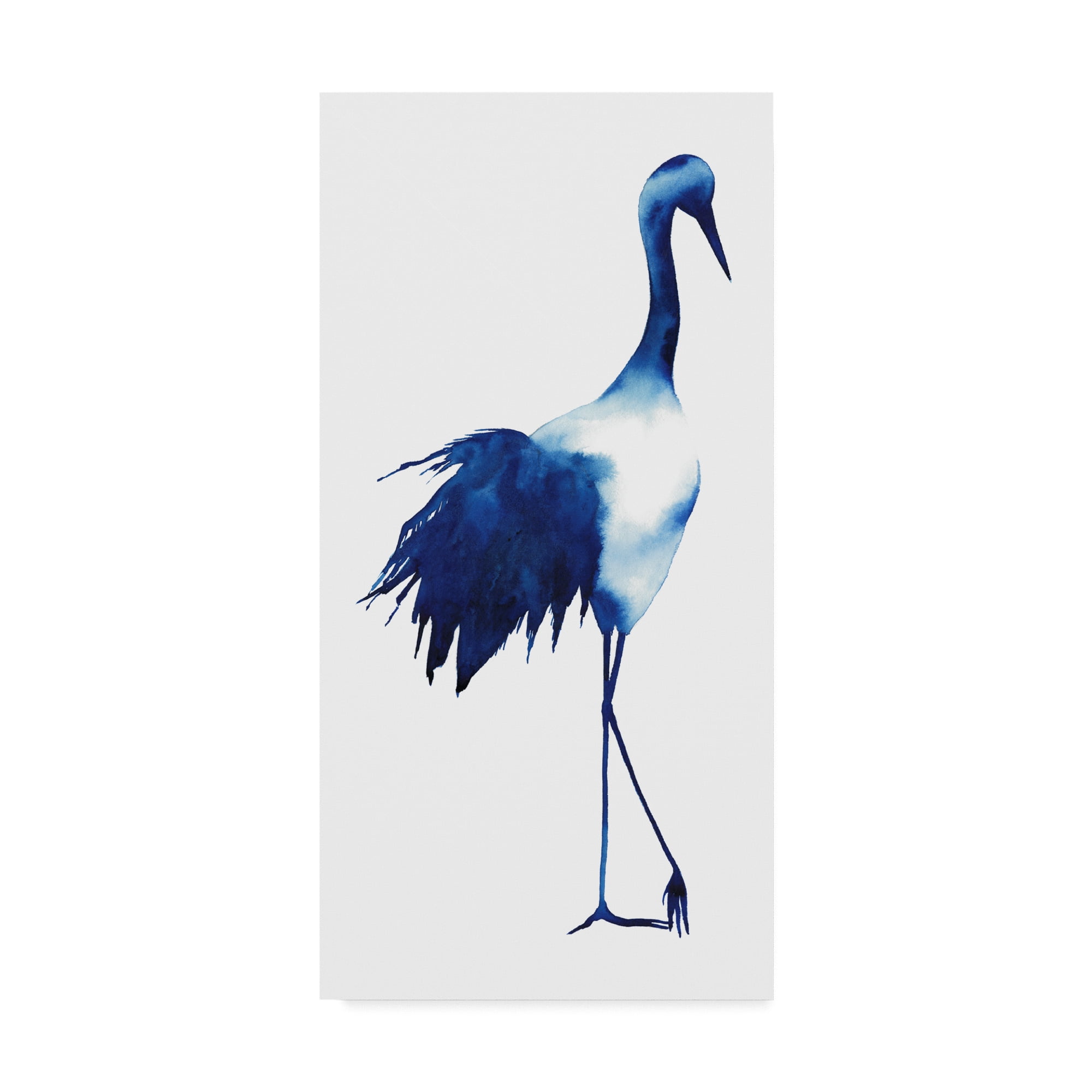 Trademark Fine Art 'Ink Drop Crane I' Canvas Art by Grace Popp