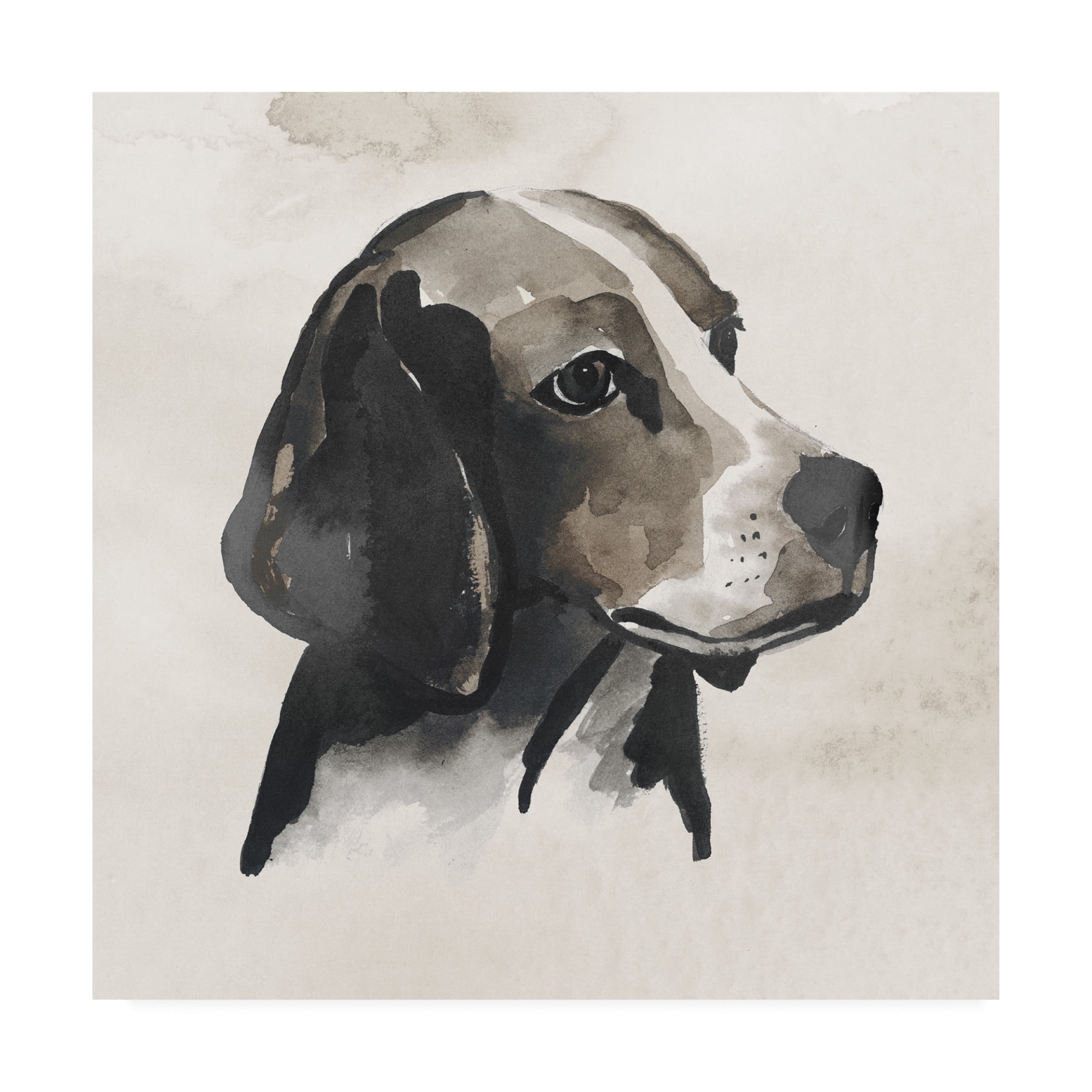 Trademark Fine Art 'Inked Dogs II' Canvas Art by Grace Popp